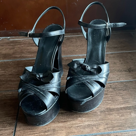 Saint Laurent Bianca Platform Heels - Picture 3 of 5